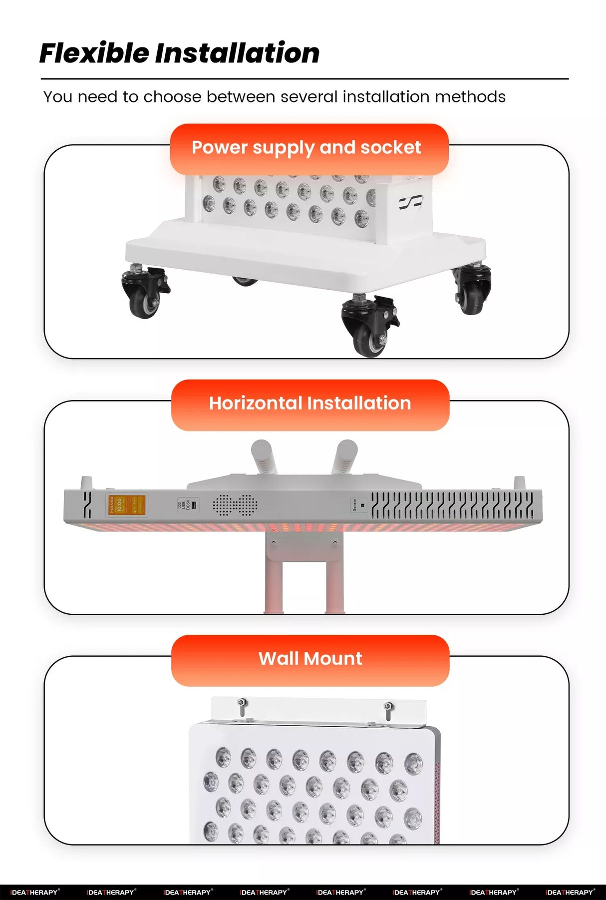 RLPRO200-X2 von Uno Vita – fortschrittliche Rotlicht- und NIR-Lichttherapie mit 9 Wellenlängen, Musik und Luci Phi