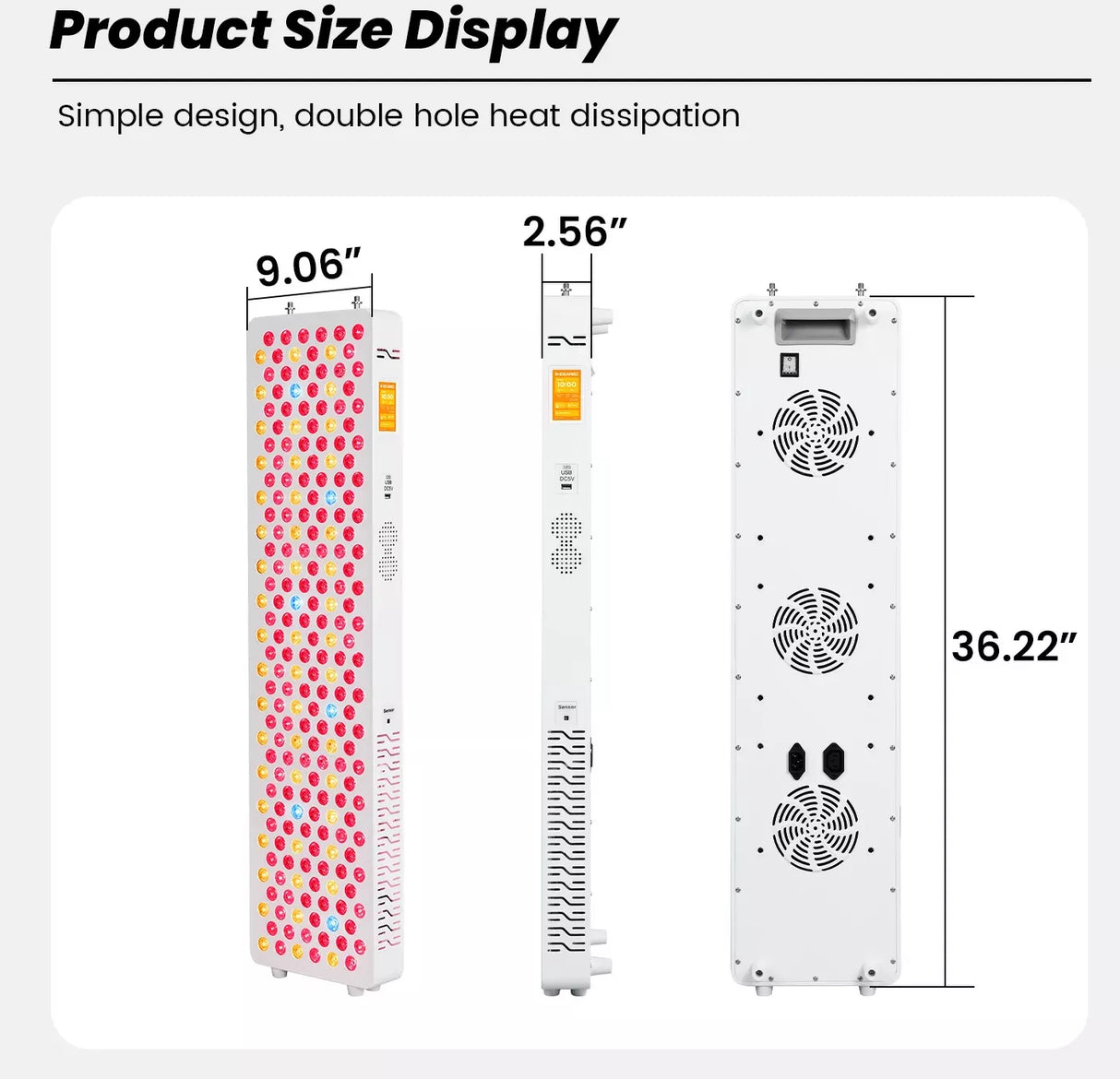 Uno Vita's RLPRO300-X2 – Innovative Red Light Therapy (9 waves – music – Luci Phi)