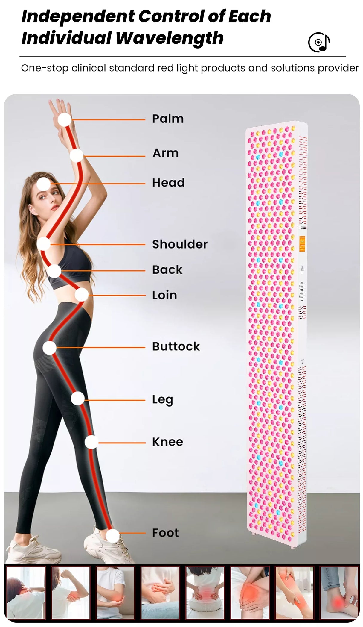 Uno Vita's RLPRO600Max-X2 – Innovative Red Light Therapy (9 waves – music – Luci Phi)