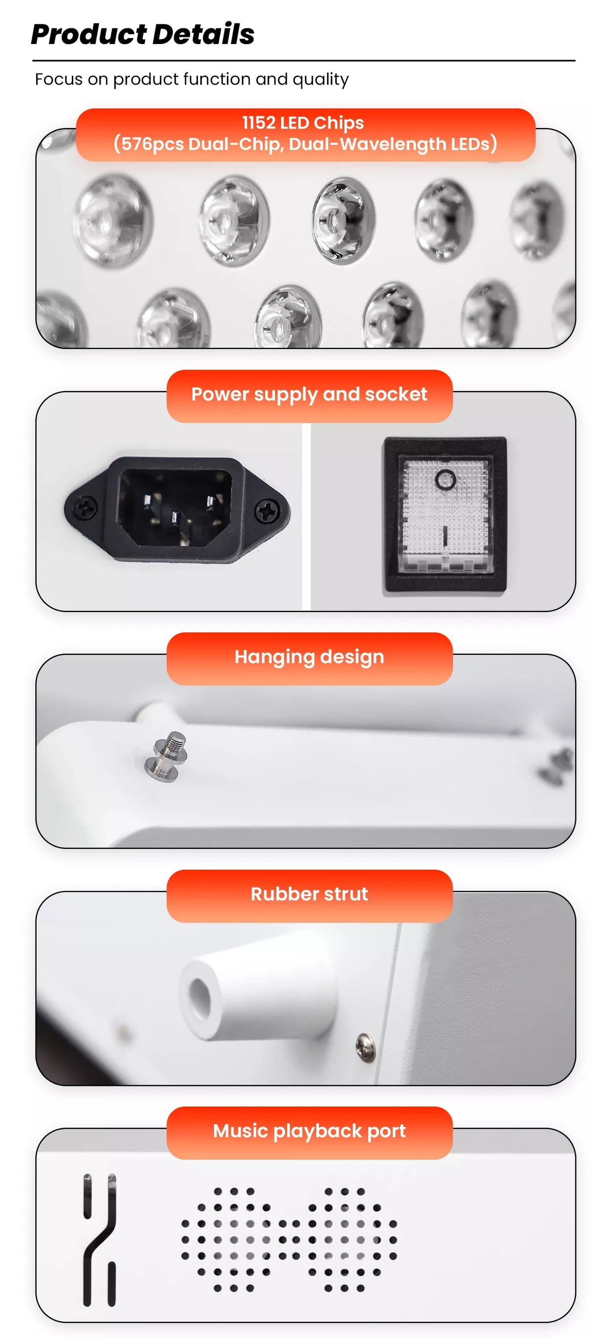 Uno Vita's RLPRO600Max-X2 – Innovative Red Light Therapy (9 waves – music – Luci Phi)