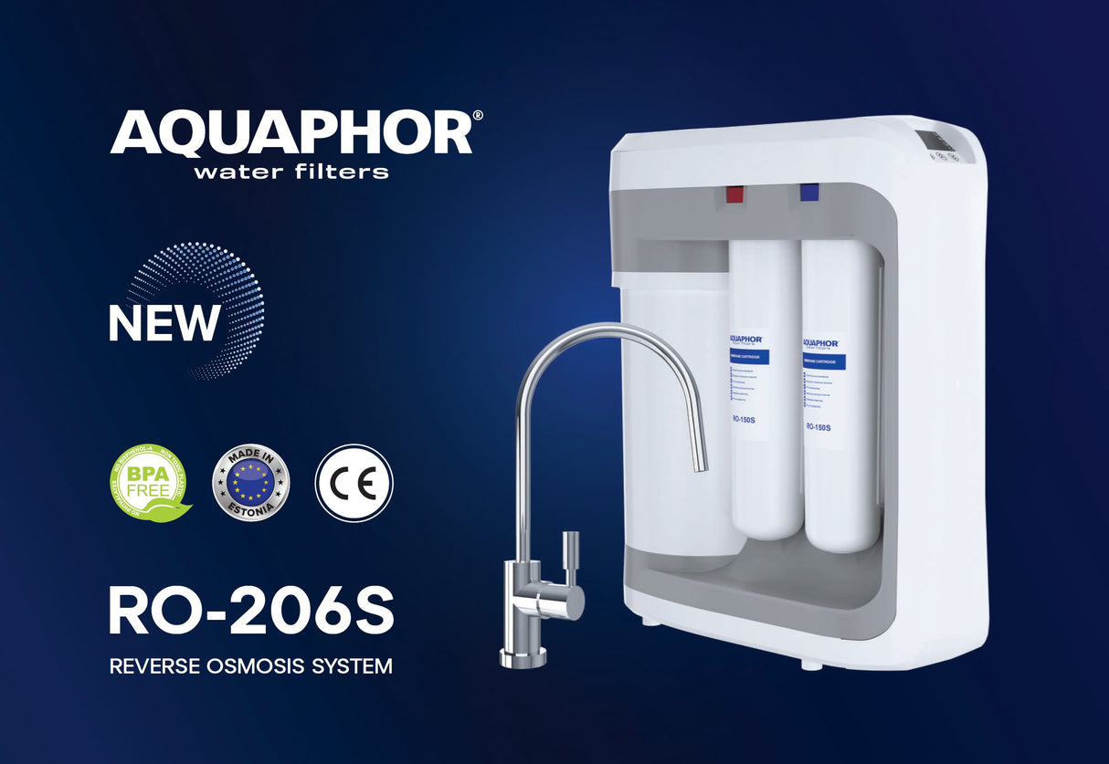 Aquaphor RO-206S - HoReCa (filtro de agua compacto de ósmosis inversa)