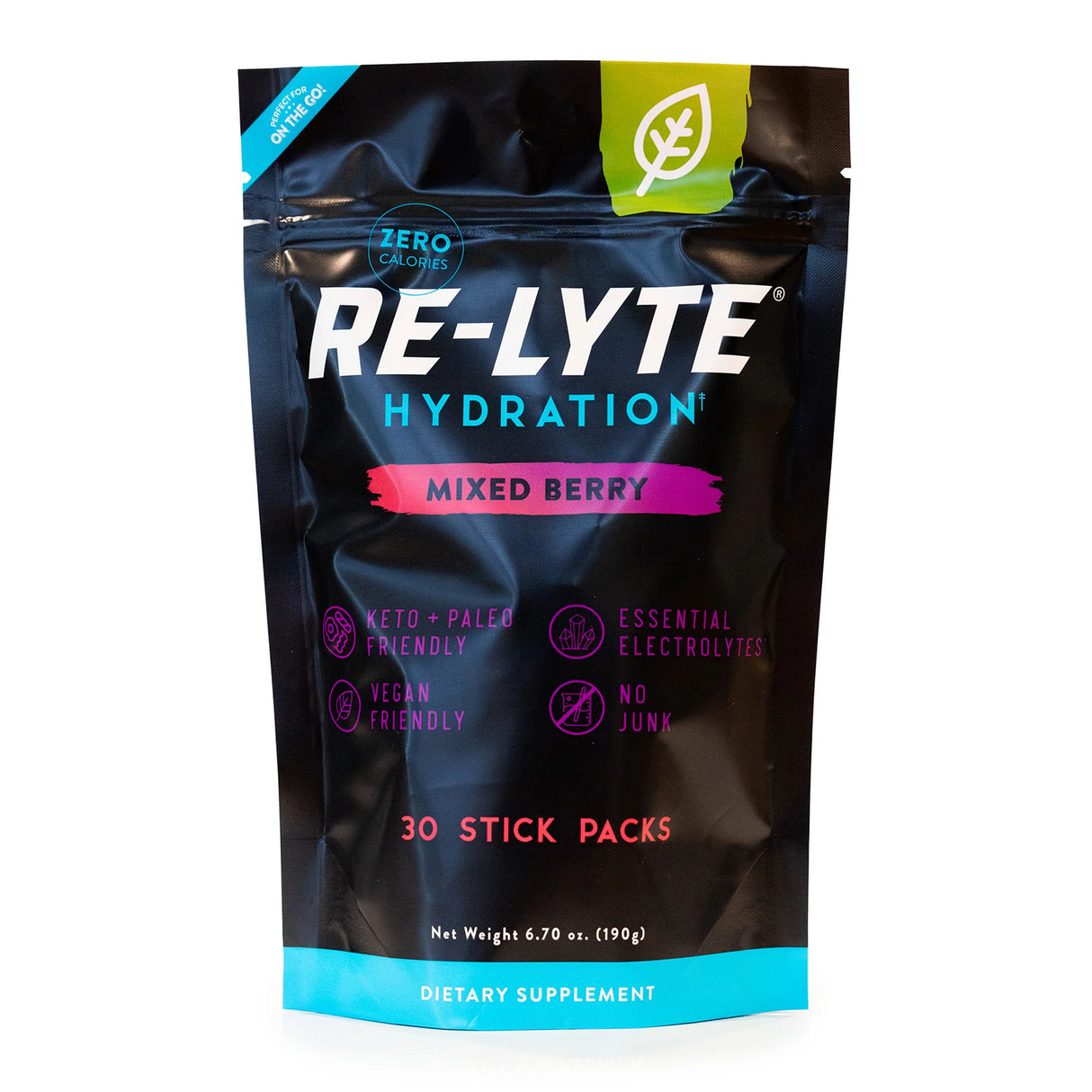 ReLyte Hydration Packs de bâtonnets de baies mélangées