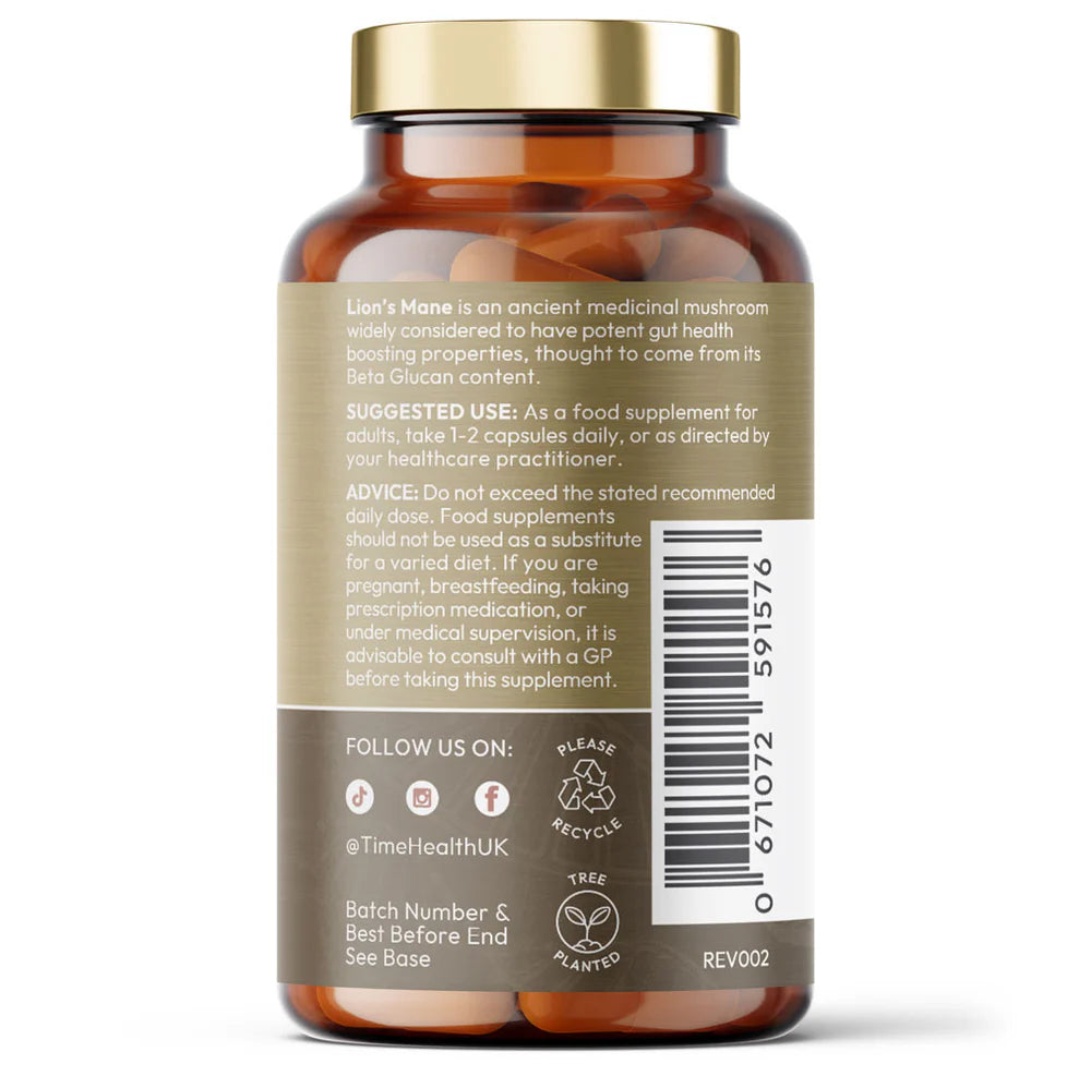 Bio-Löwenmähne – Ultrastarke 50 % Beta-Glucane – Immun und Darm