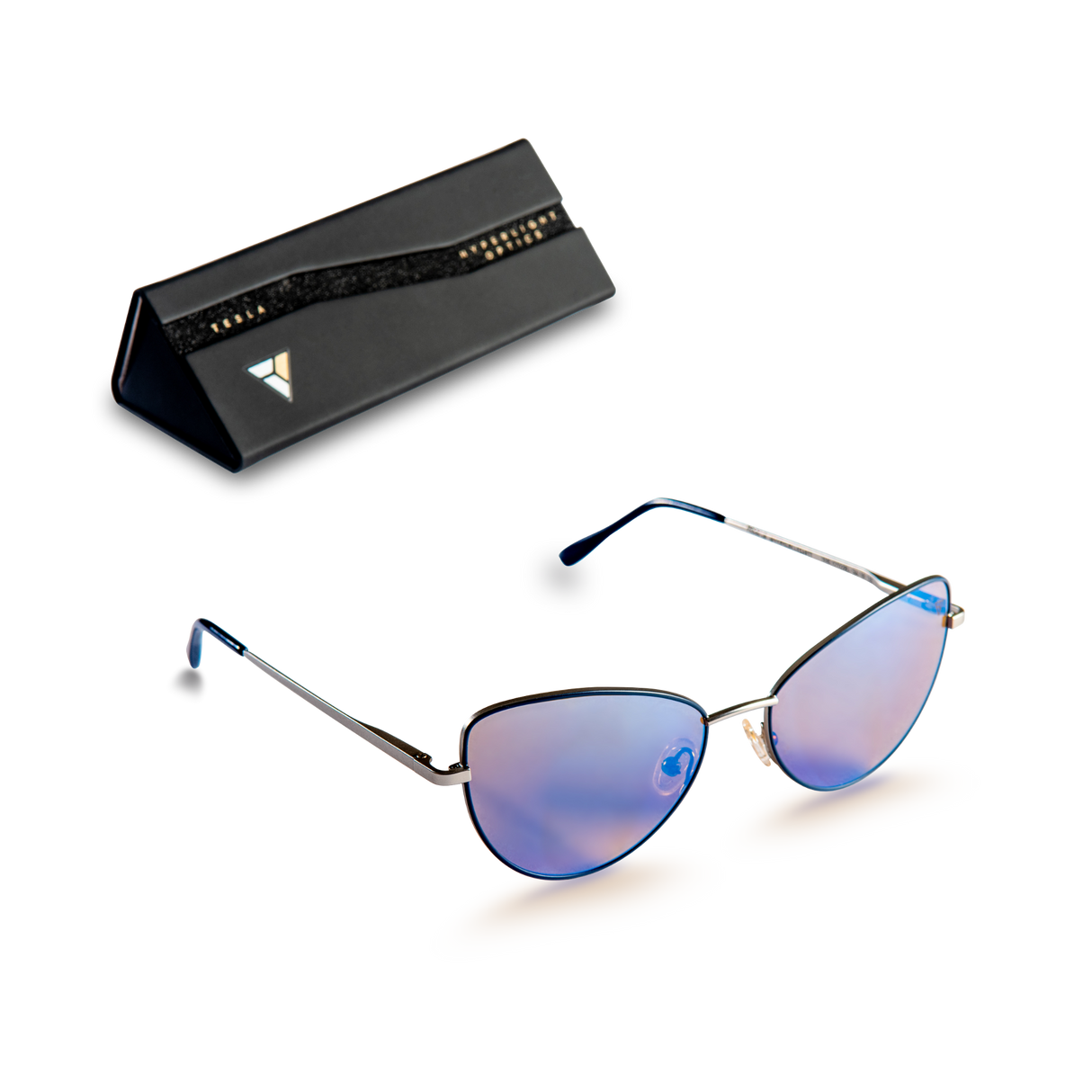 Lunettes Tesla Hyperlight, papillon, bleu