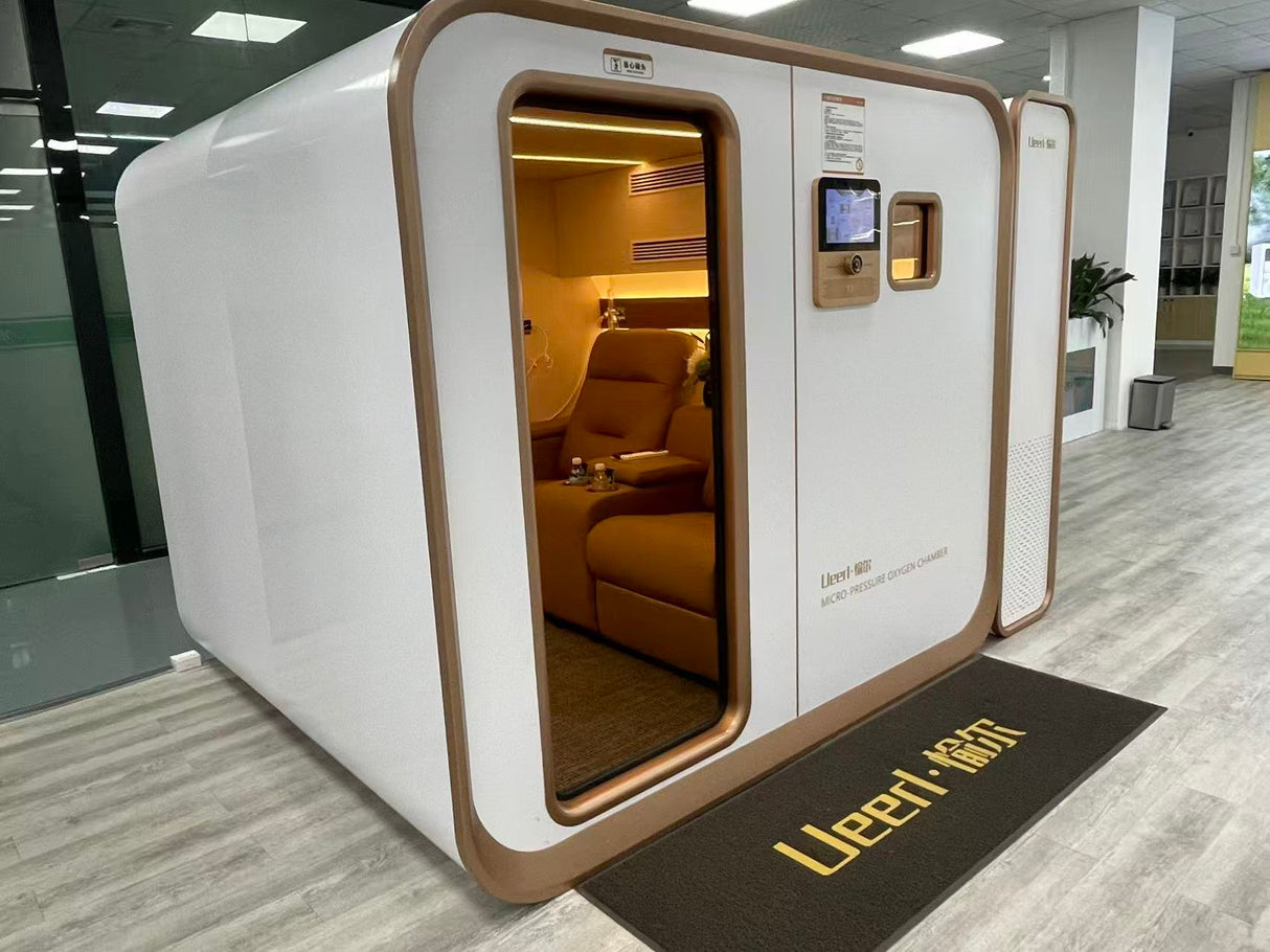 Uno Vita's Ueerl V6 Premium Edition Hard-Shell Hyperbaric Oxygen Chamber for 2 Persons