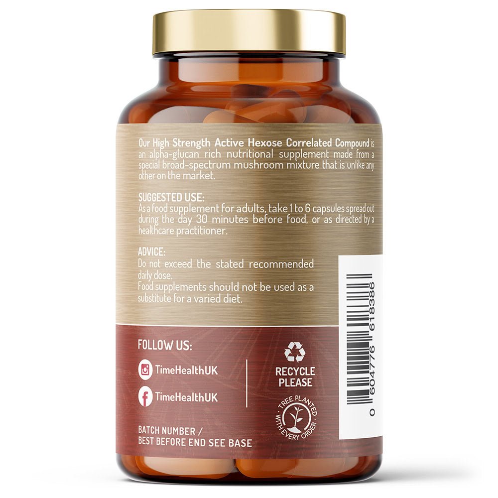 Active Hexose Correlated Compound High Strength Immune Support (120 capsules) - Uno Vita AS