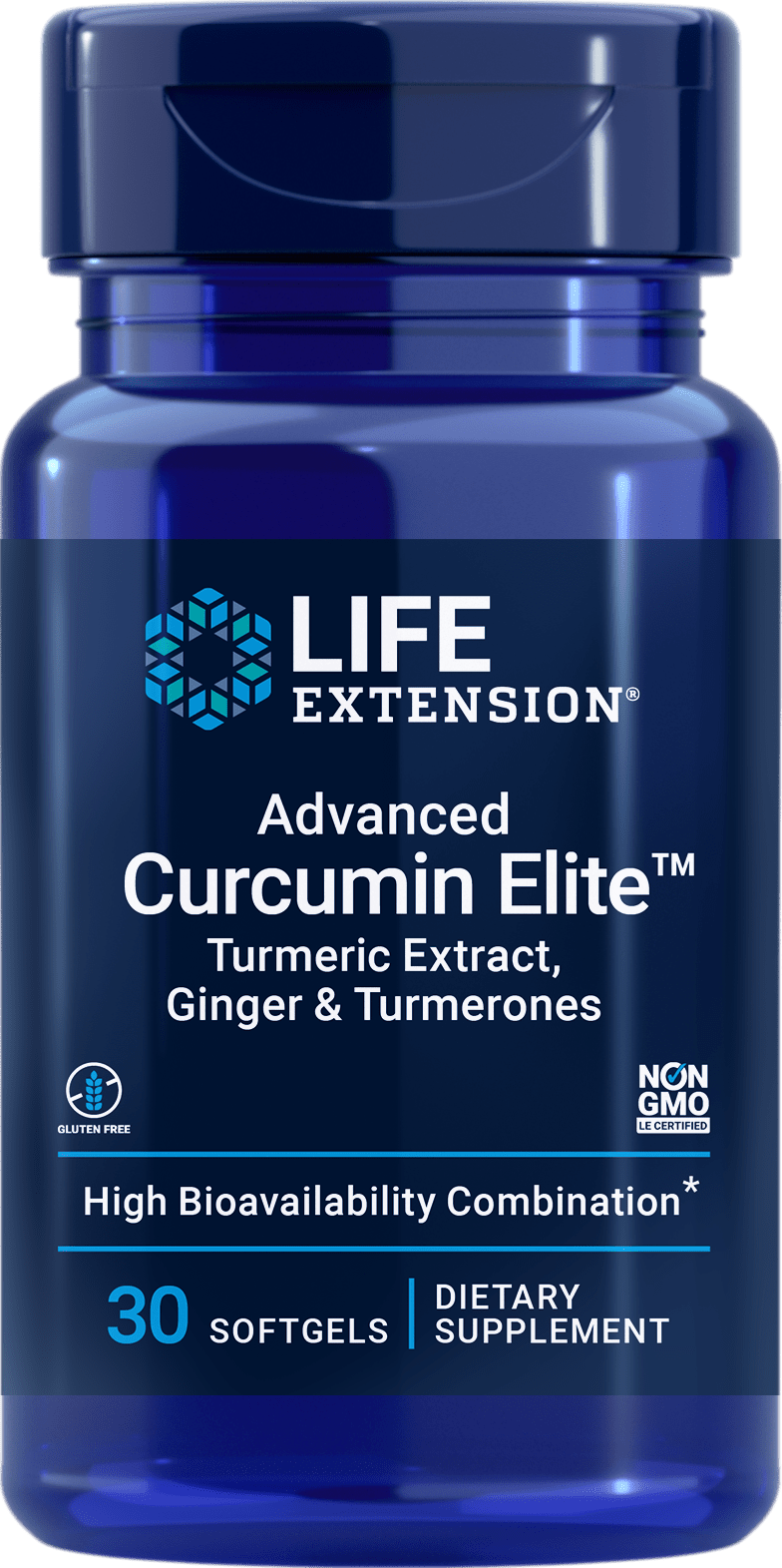 Life Extension Advanced Curcumin Elite avec curcuma et gingembre, 30 gélules