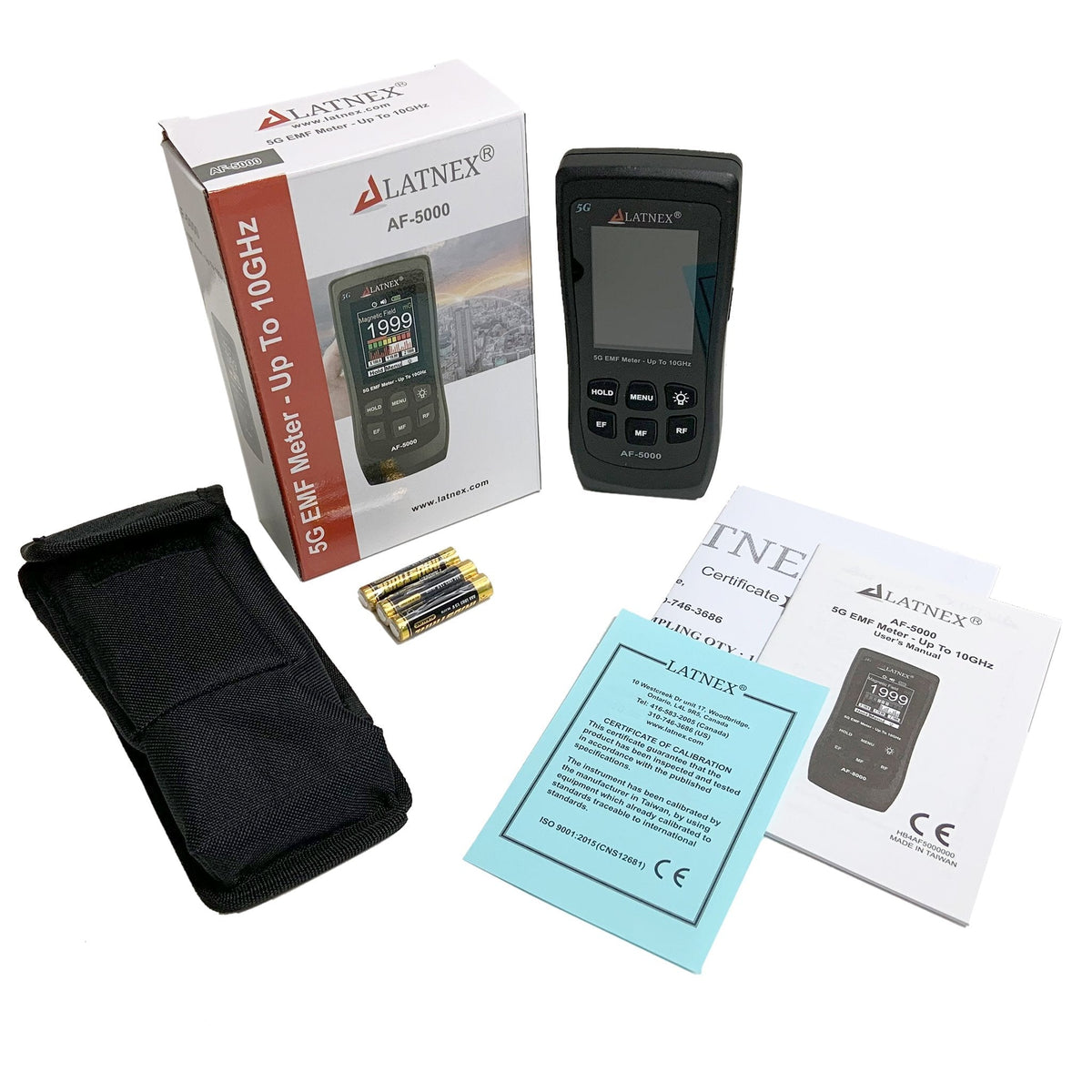 AF – 5000 Multifield 5G EMF-Messgerät – Uno Vita AS