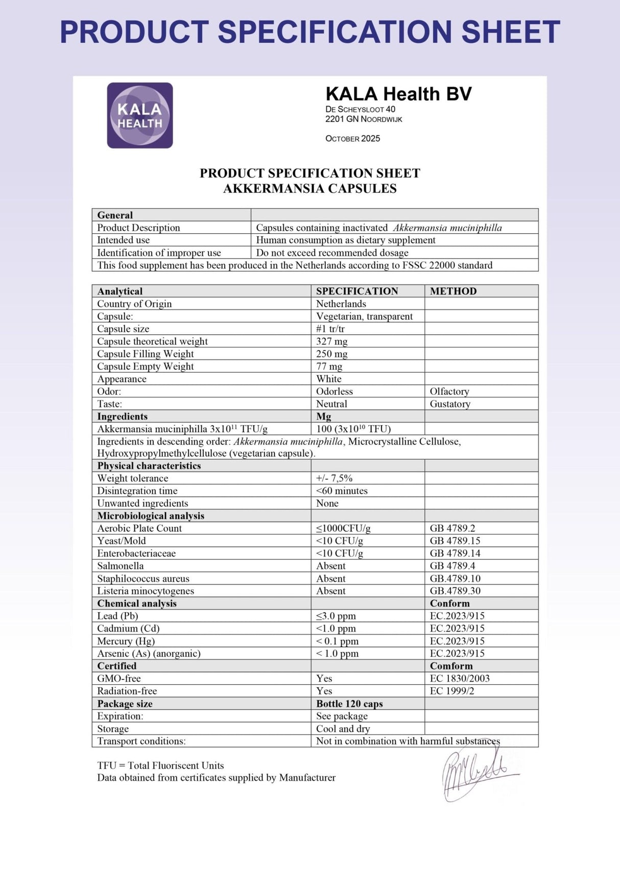 Akkermansia Muciniphila Cápsulas (30 cápsulas de 30 mil millones) - Uno Vita AS
