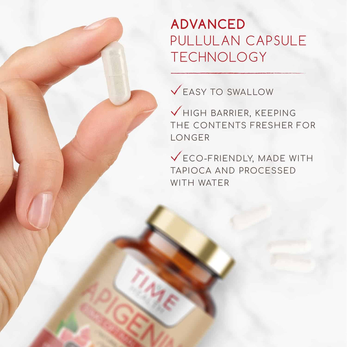 Apigenin - 50mg Optimal Dose (120 capsules) - Uno Vita AS