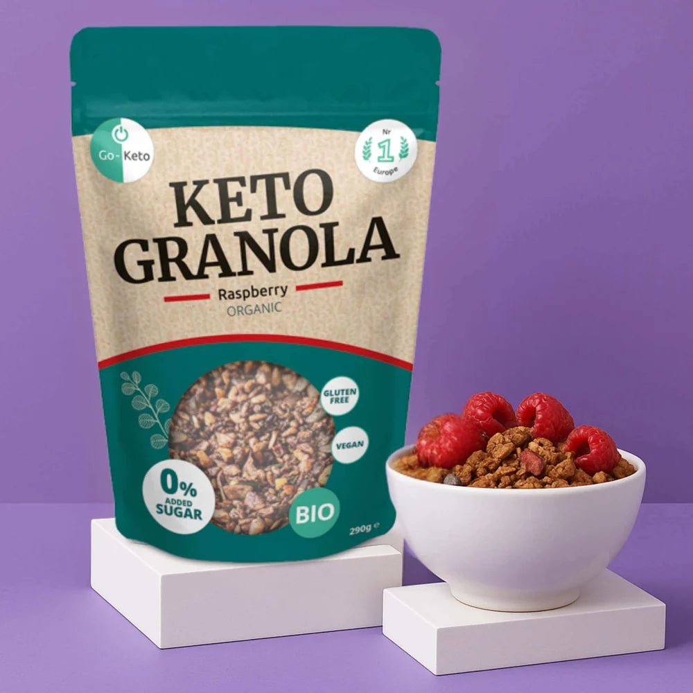 Bio Keto Granola Raspberry Go-Keto 290g - Uno Vita AS