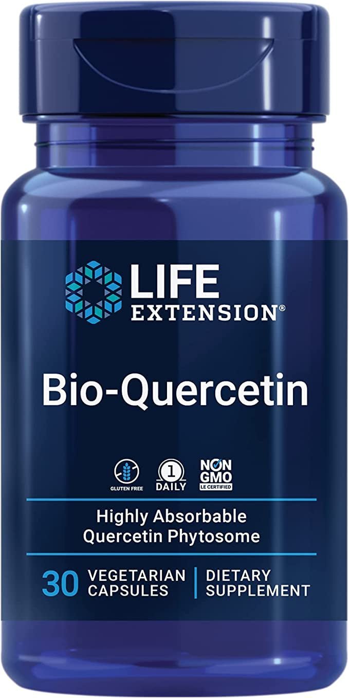 Bio-Quercetin® Formule avancée pour la santé immunitaire et cardiaque (30 capsules végétariennes) - Uno Vita AS
