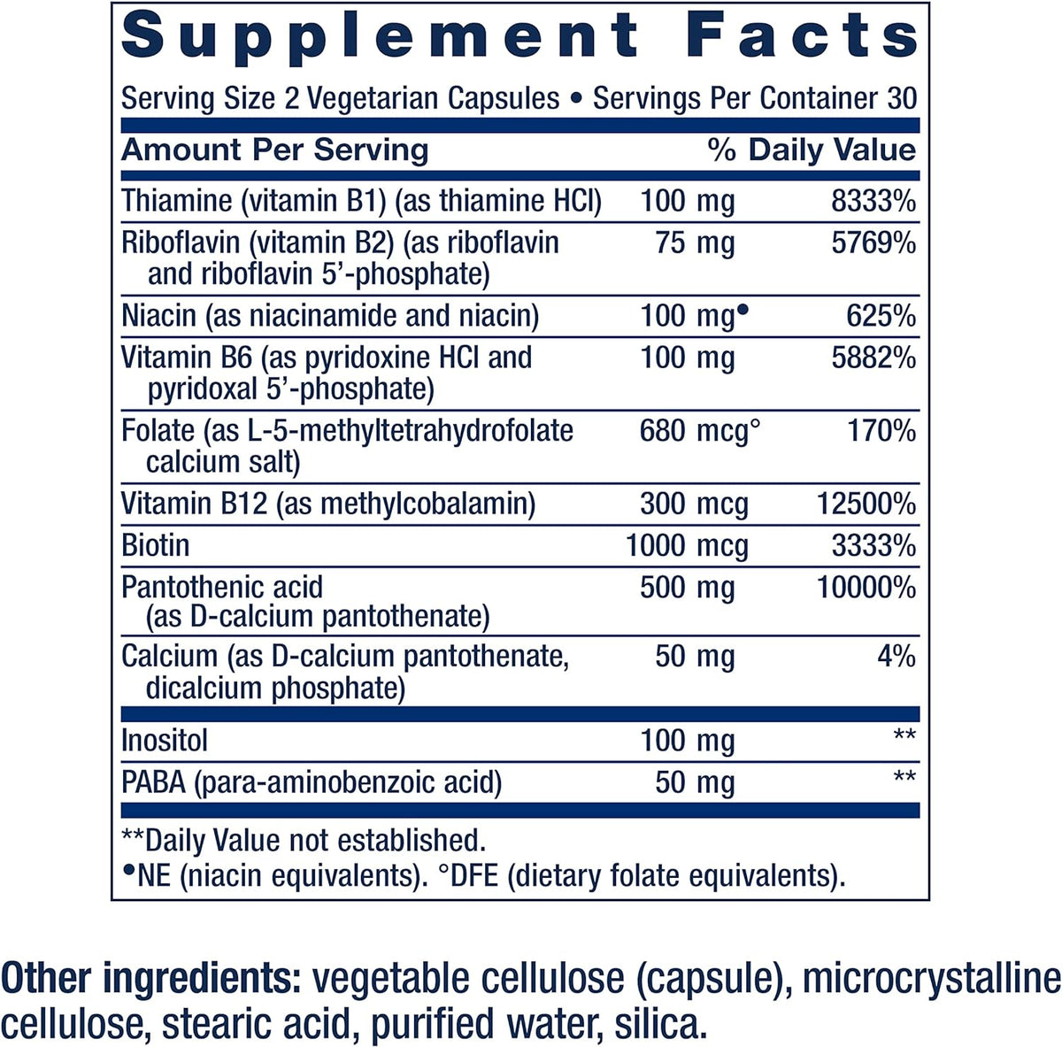 Bioaktiver kompletter B-Komplex (60) – Uno Vita AS