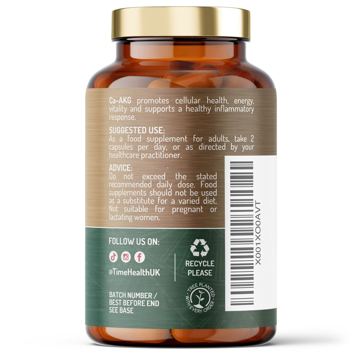 About - AKG - Ultra Pure Calcium Alpha Ketoglutarate - Uno Vita AS
