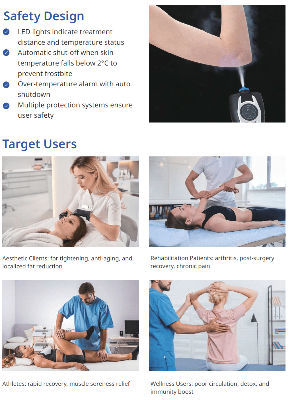 CO₂ PRO – Portable CO₂ Cryotherapy for Professional Pain Management and Recovery - Uno Vita AS