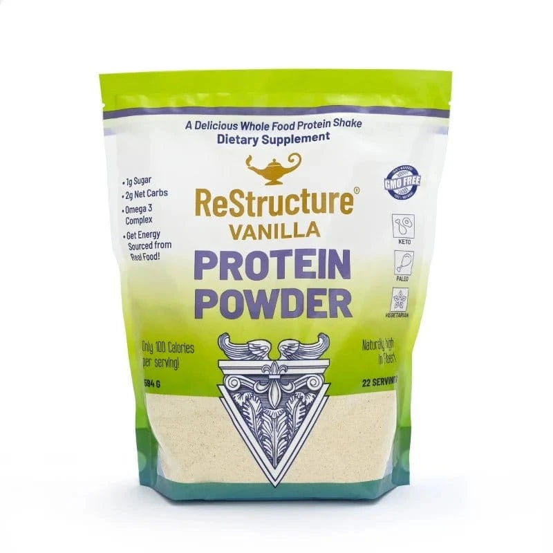 Dr. Dean's ReStructure Protein Powder Vanille 594g - Uno Vita AS