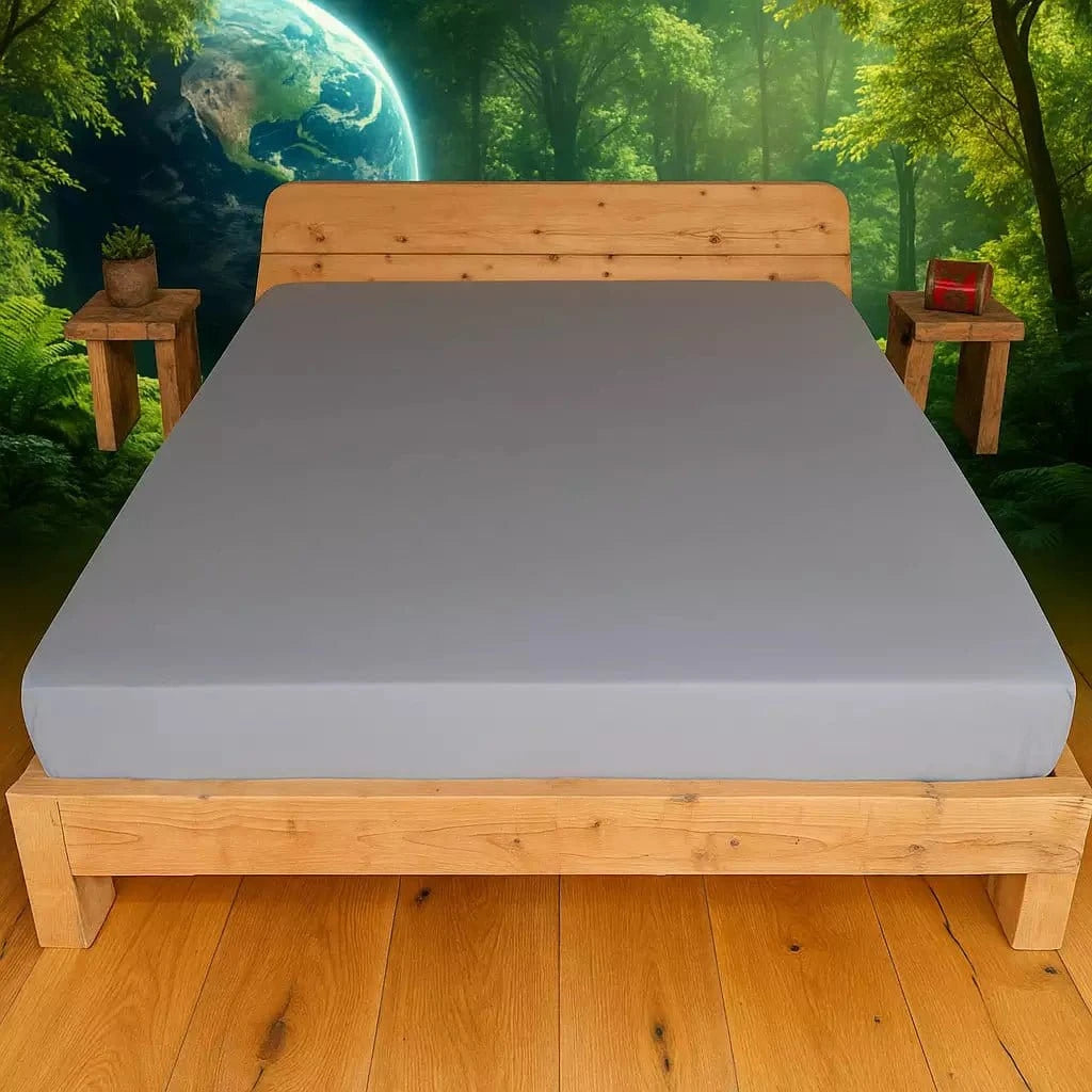 Feuille de mise à la terre High-Silver 140x200 cm, feuille façonnée avec 24% de fils d'argent et câble de mise à la terre