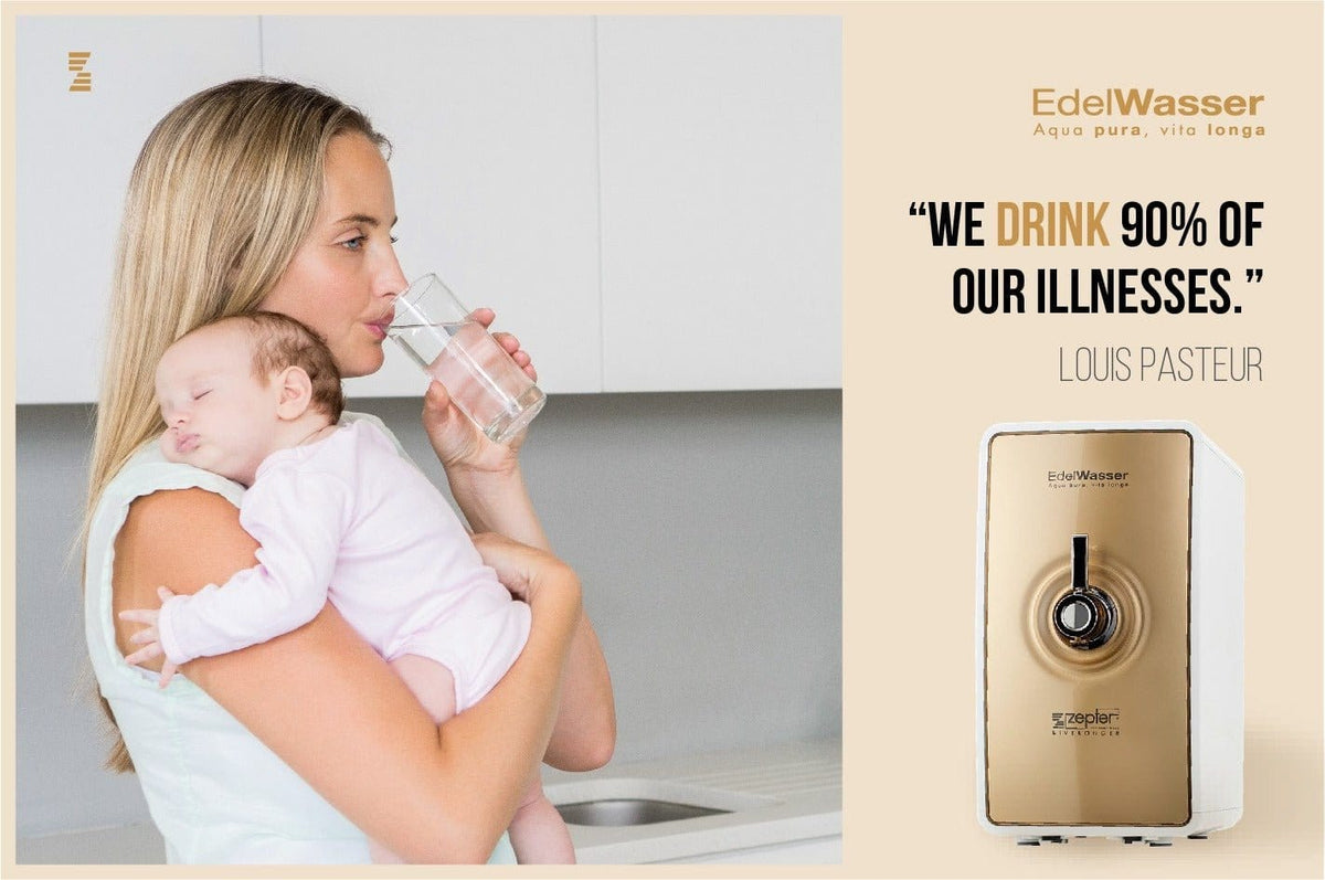 EdelWasser (Goud) ultra schoon water - Uno Vita AS