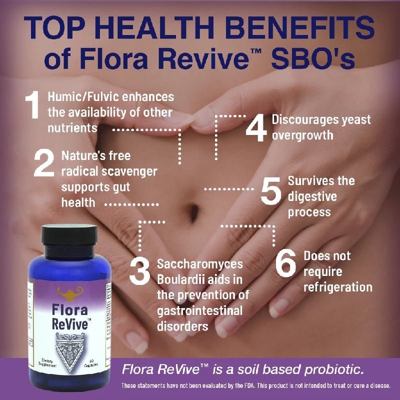 Probiótico Flora Revive (60 Cápsulas) - Uno Vita AS