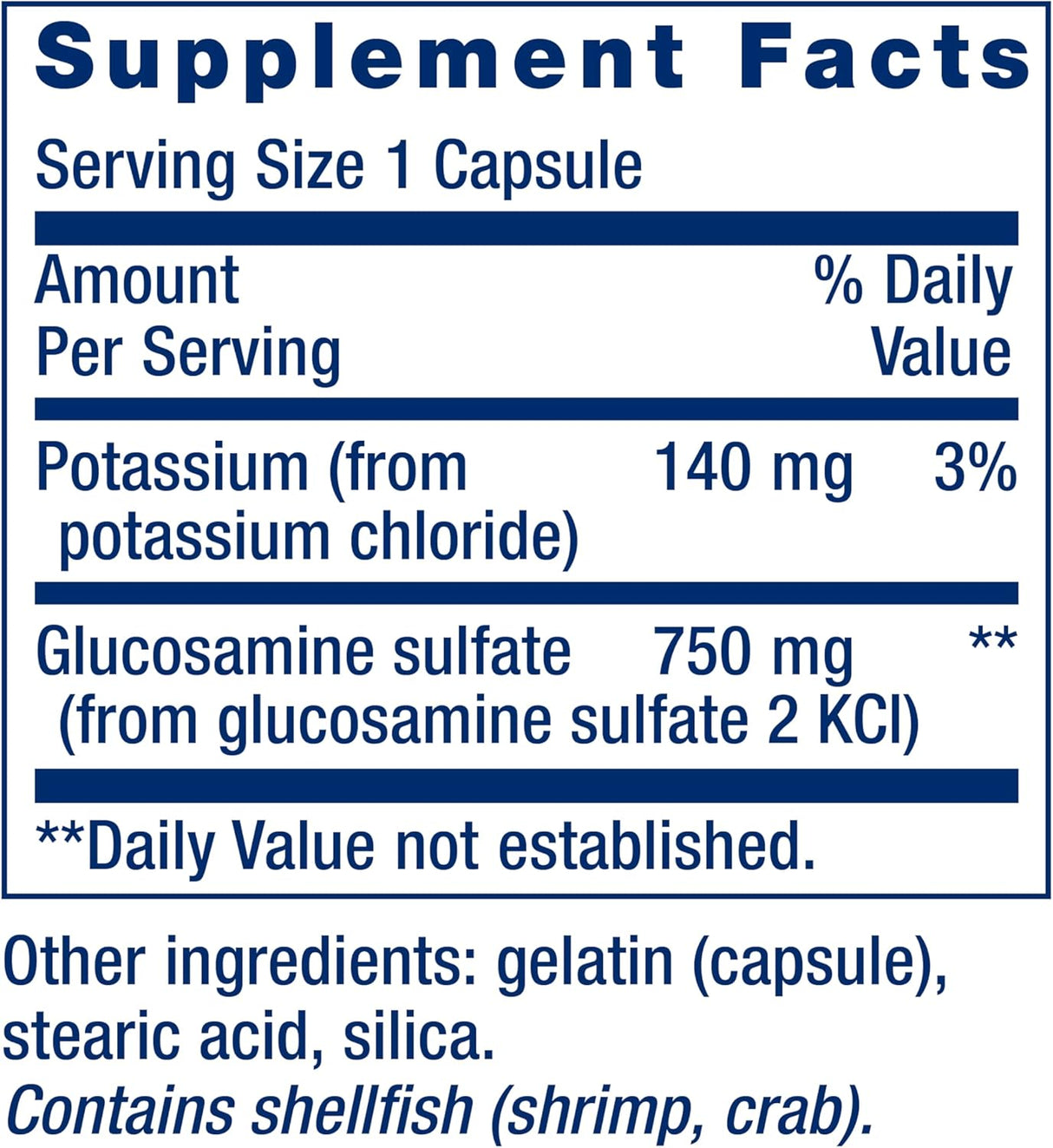 Sulfate de glucosamine 750 mg - Uno Vita AS