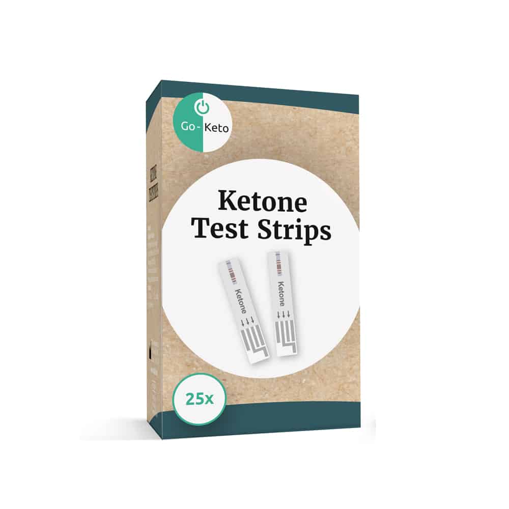 Go - Tiras reactivas de cetonas en sangre Keto (x25) - Uno Vita AS