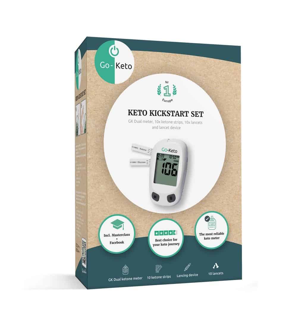 Ensemble de démarrage pour compteur de glucose et de cétone Go-Keto