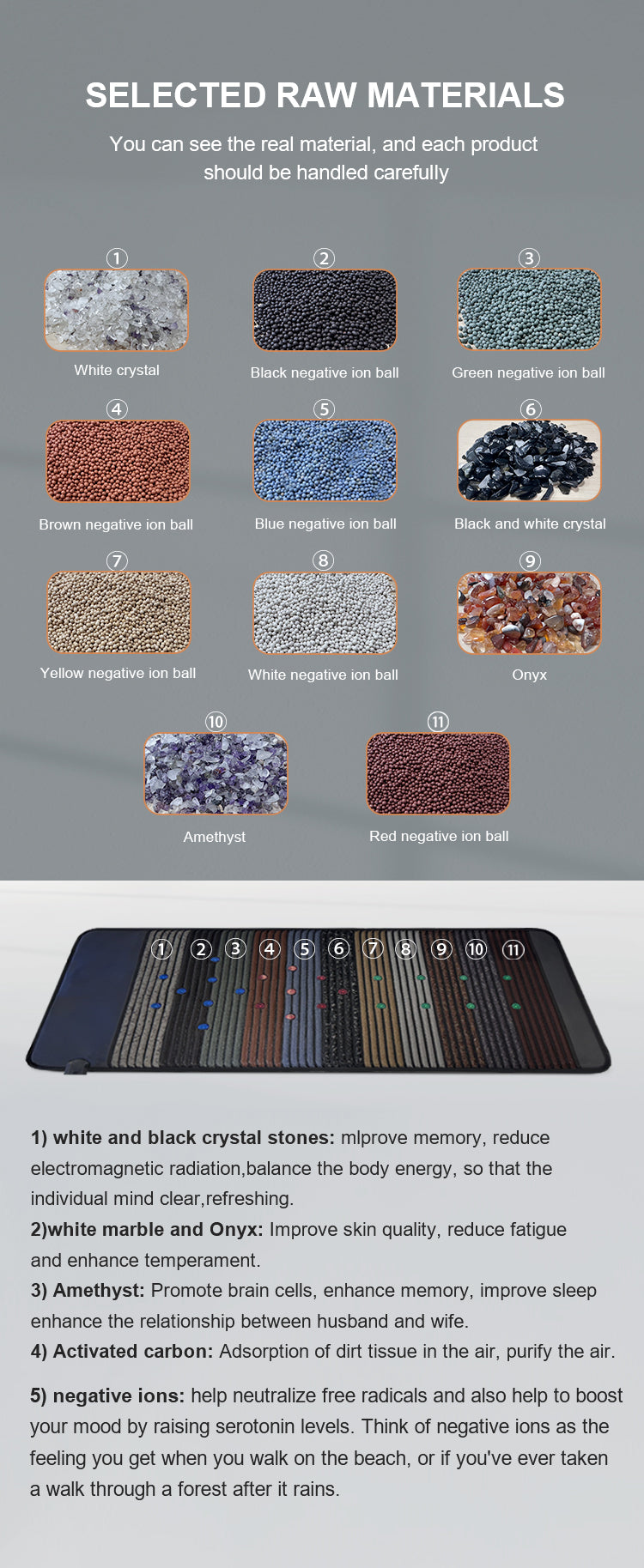 Uno Vita' Bio Mat Therapy and PEMF and Infrared Red Light with Amethyst