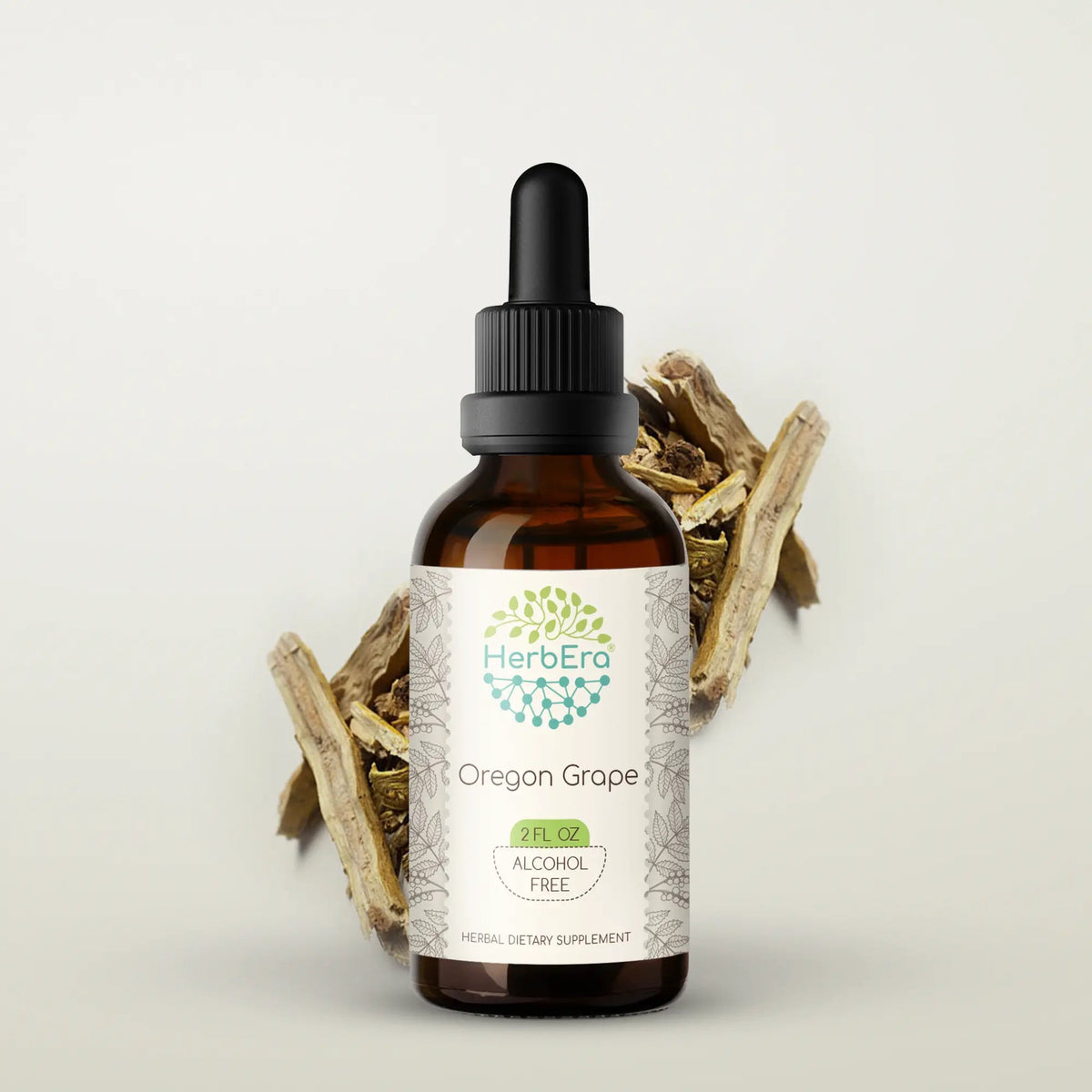 HerbArea Oregon Grape Tinkture 59 ml pullo nestemäistä yrttiuutetta Oregon barberry juurista