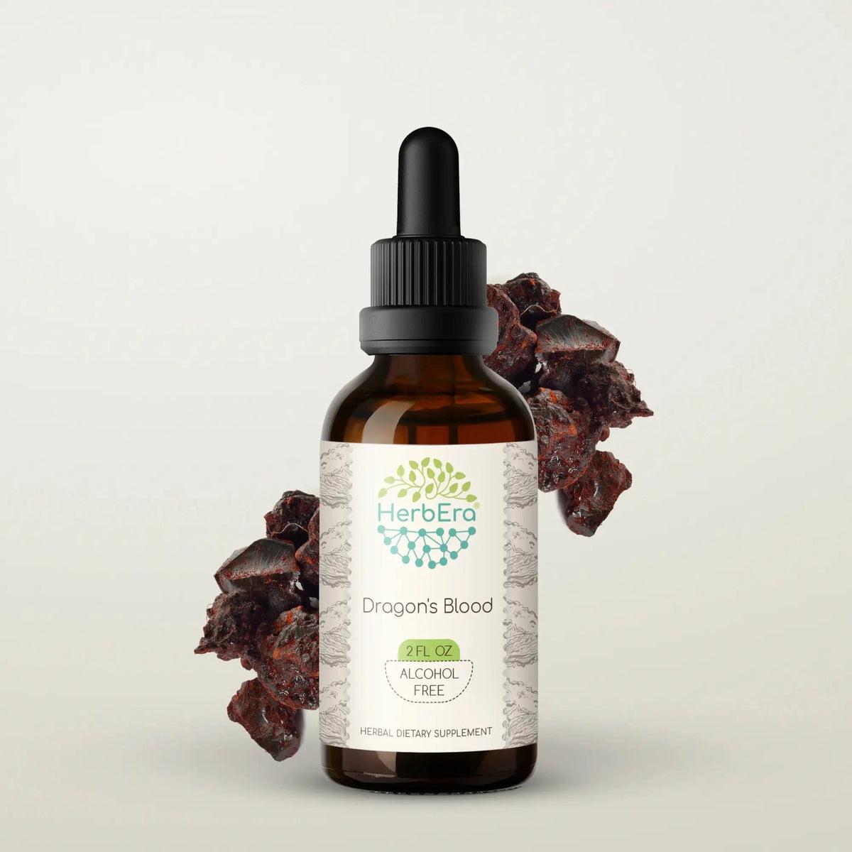 HerbEra Dragon's Blood Tincture flacone con contagocce, tintura di Croton lechleri senza alcool a base di glicerina