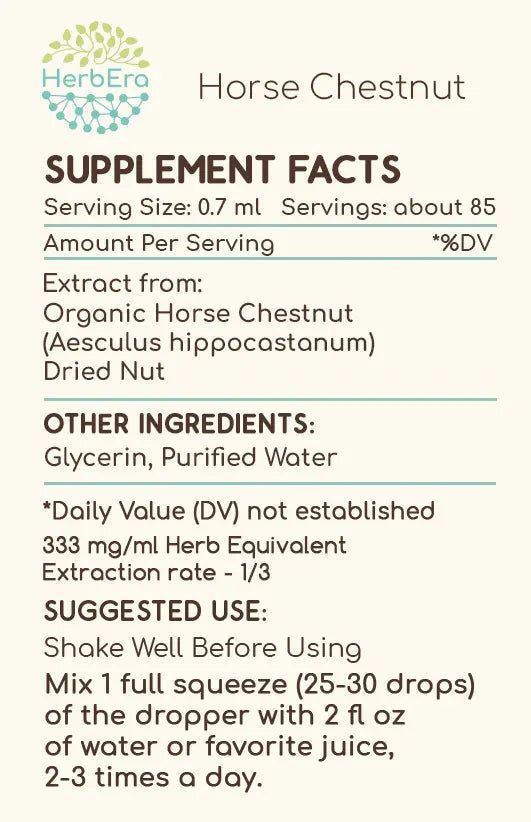 HerbEra Teinture de Marron d'Inde - Uno Vita AS