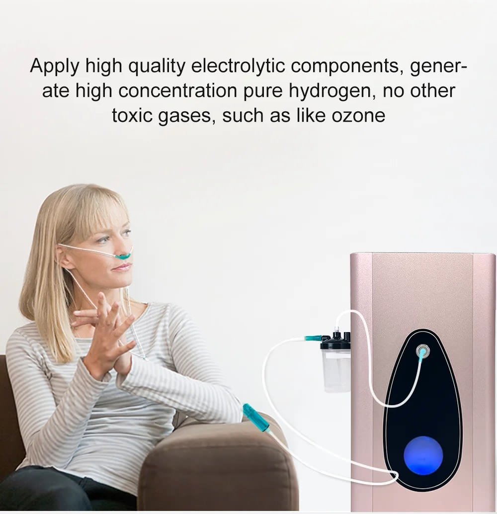 Inhalador de hidrógeno GY - H3000 (2000 ml H2) - Uno Vita AS