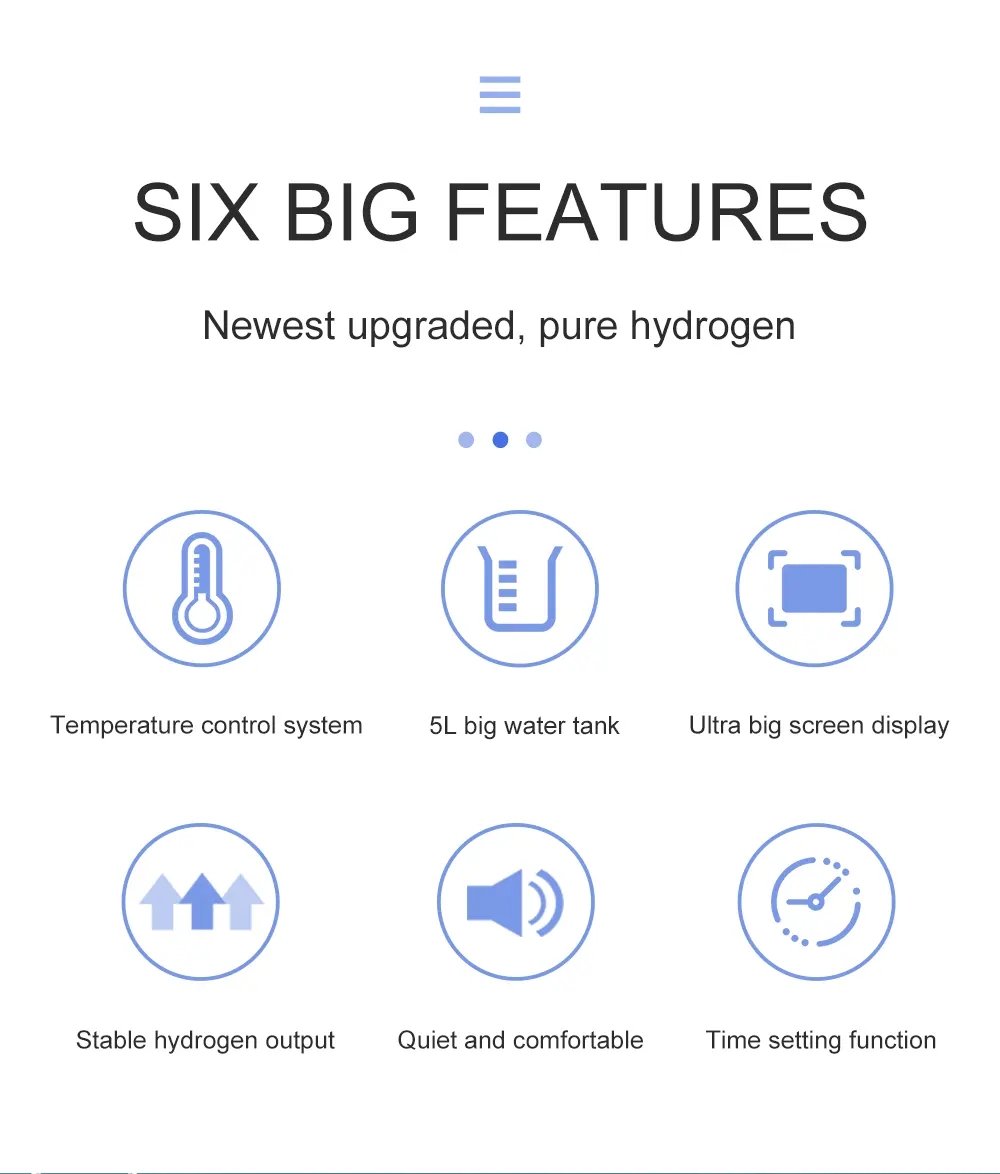 Hydrogen inhalator GY-H3000 (2000 ml H2) - Uno Vita AS