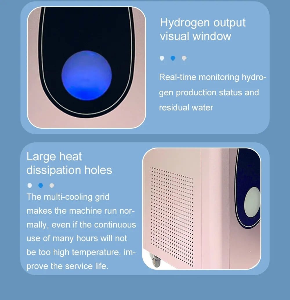 Inhalador de hidrógeno GY - H3000 (2000 ml H2) - Uno Vita AS