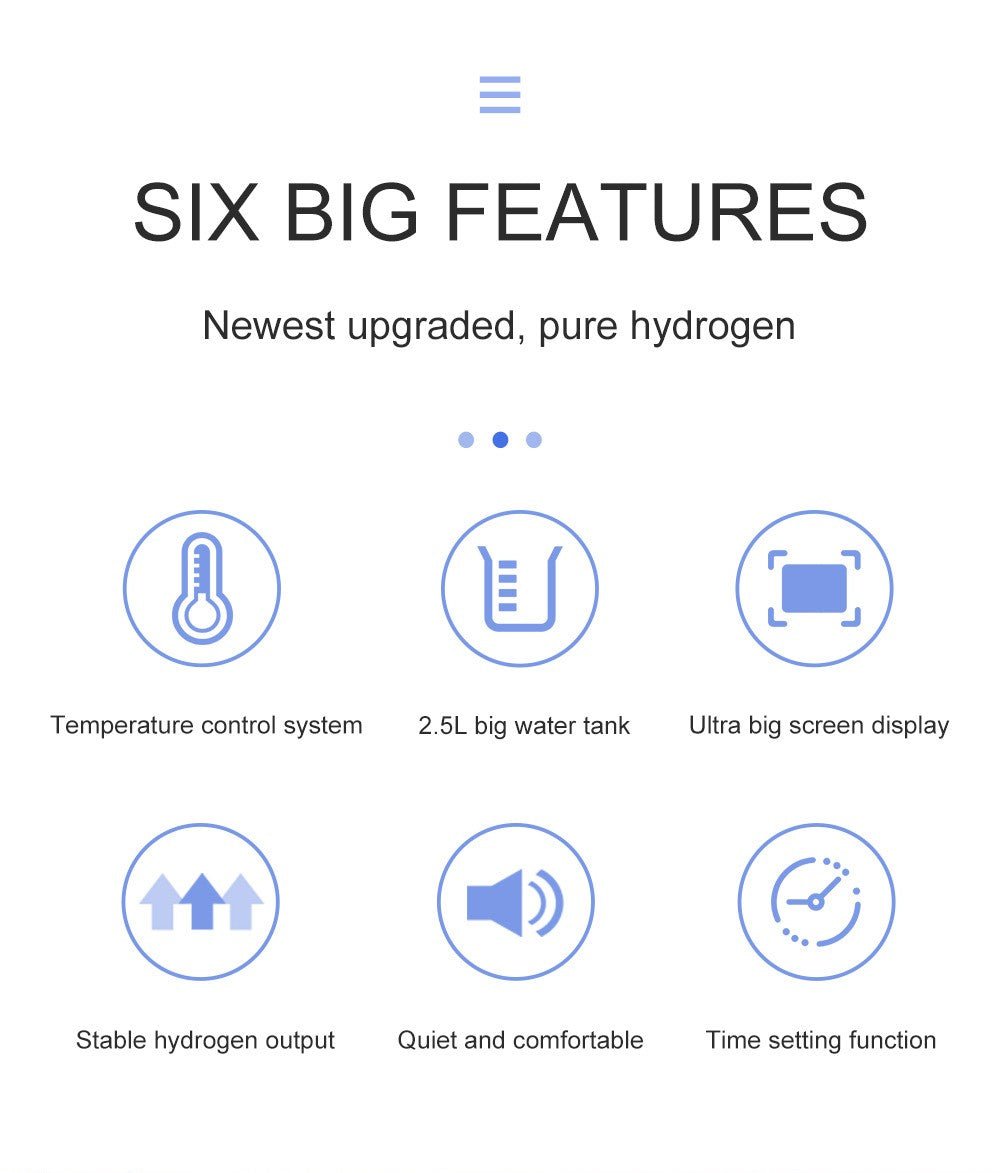 Hydrogen inhaler GY - HX1500 (1000 ml H2) - Uno Vita AS