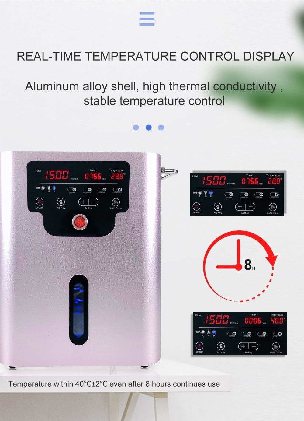 Vetyinhalaattori GY - HX1800 (1200 ml H2) - Uno Vita AS