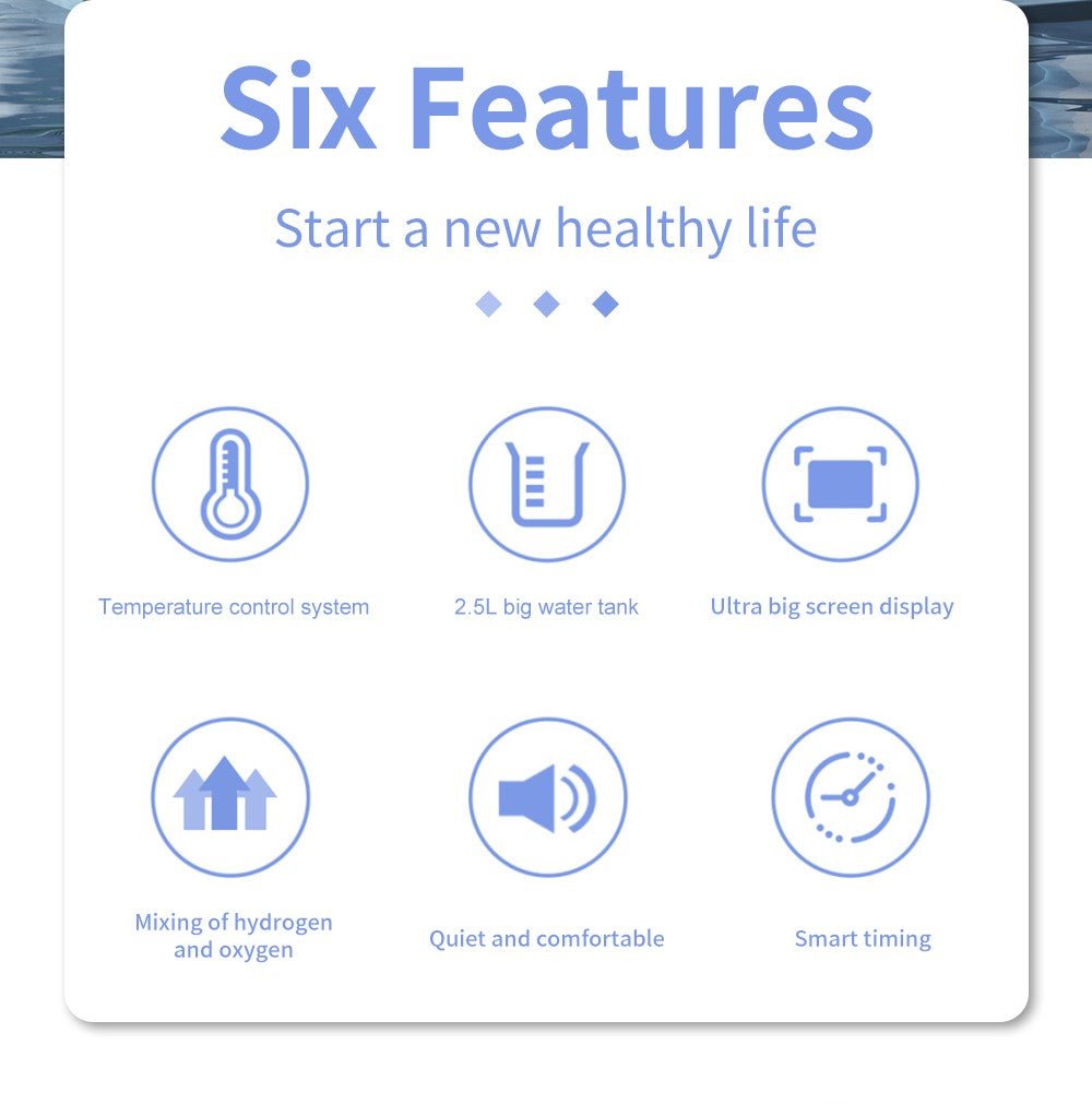 Wasserstoff-Inhalator GY-HX900 (600 ml H2) – Uno Vita AS