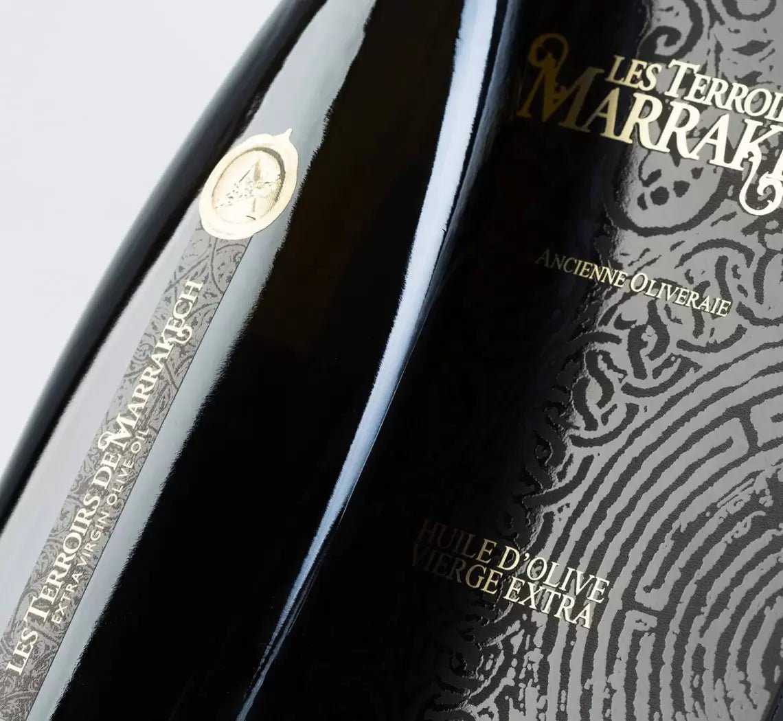 Les Terroirs de Marrakech - Aceite de Oliva Virgen Extra Ecológico Ultra Premium 500 ml - Estuche Regalo Exclusivo - Uno Vita AS