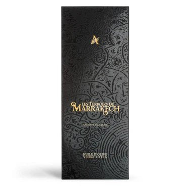 Les Terroirs de Marrakech - Aceite de Oliva Virgen Extra Ecológico Ultra Premium 500 ml - Estuche Regalo Exclusivo - Uno Vita AS
