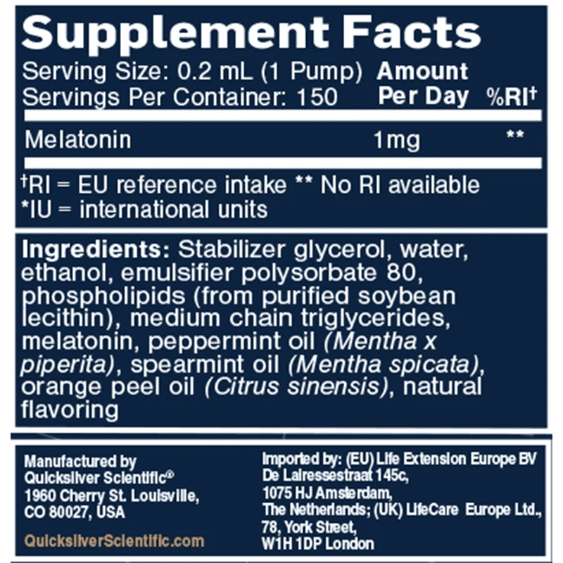 Liposomales Melatonin (30 ml) - Uno Vita AS