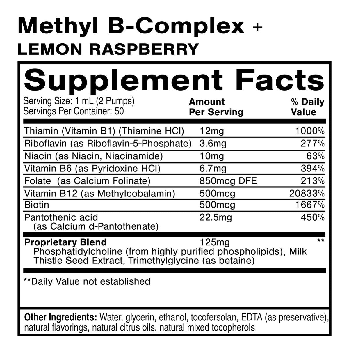 Liposomal Methyl B - Complex - Uno Vita AS