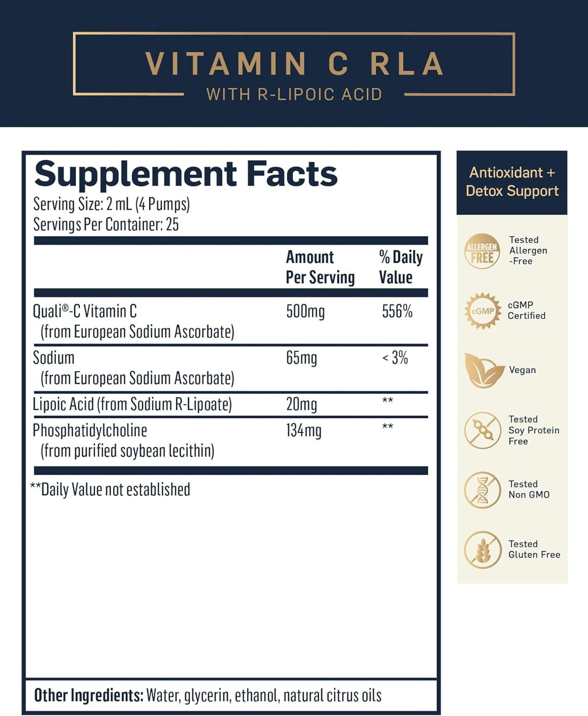 Liposomales Vitamin C mit R – Liponsäure – Uno Vita AS