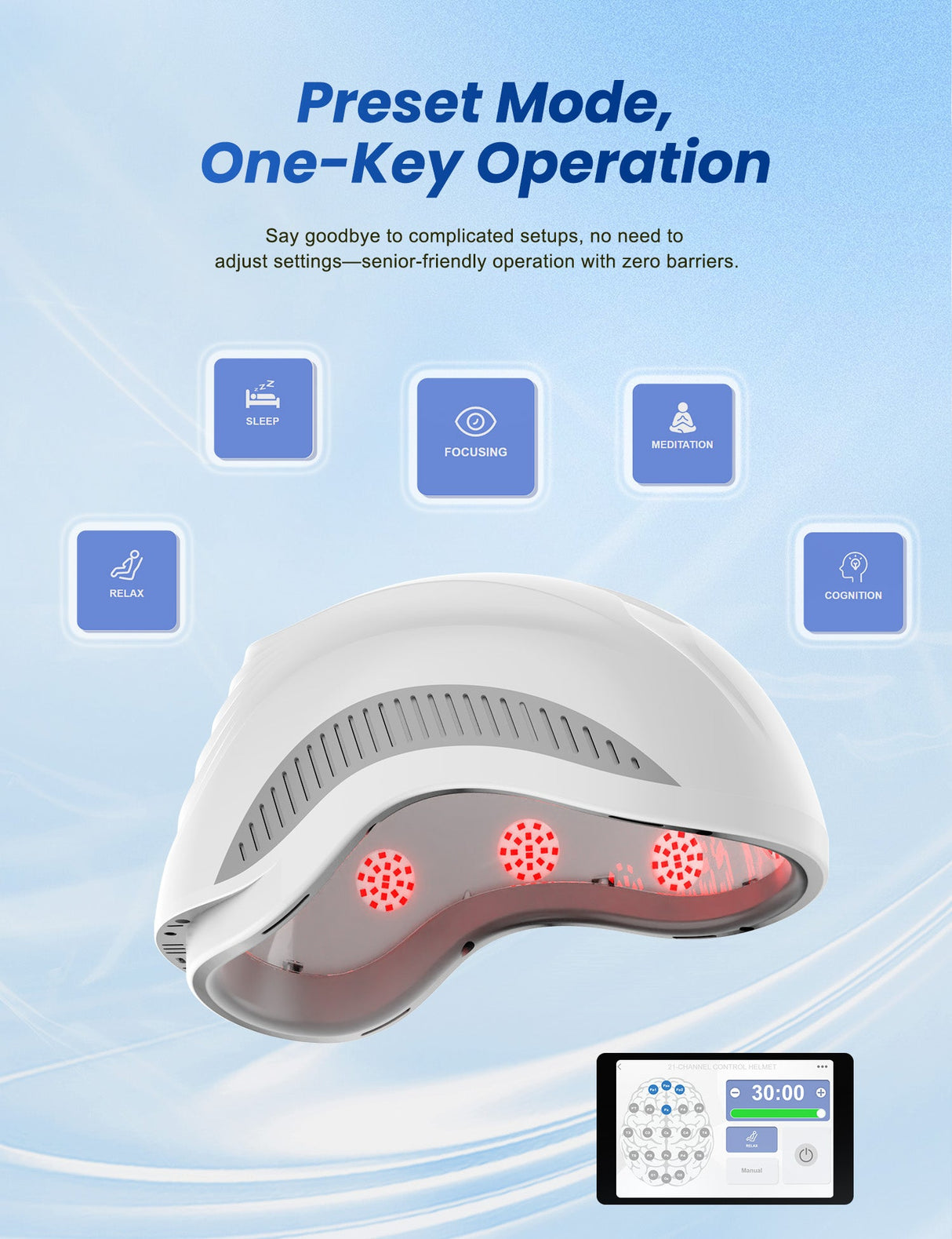 LuciPhi™ PBM Helmet - Advanced photobiomodulation for precise neurotechnology - Uno Vita AS
