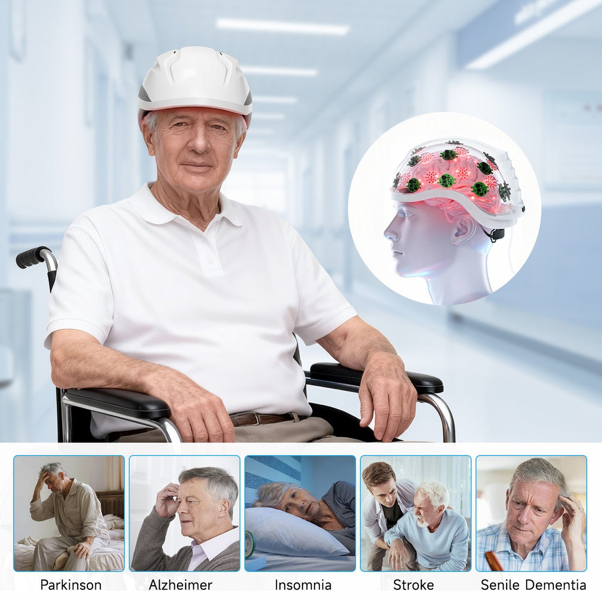 LuciPhi™ PBM Helmet - Advanced photobiomodulation for precise neurotechnology - Uno Vita AS