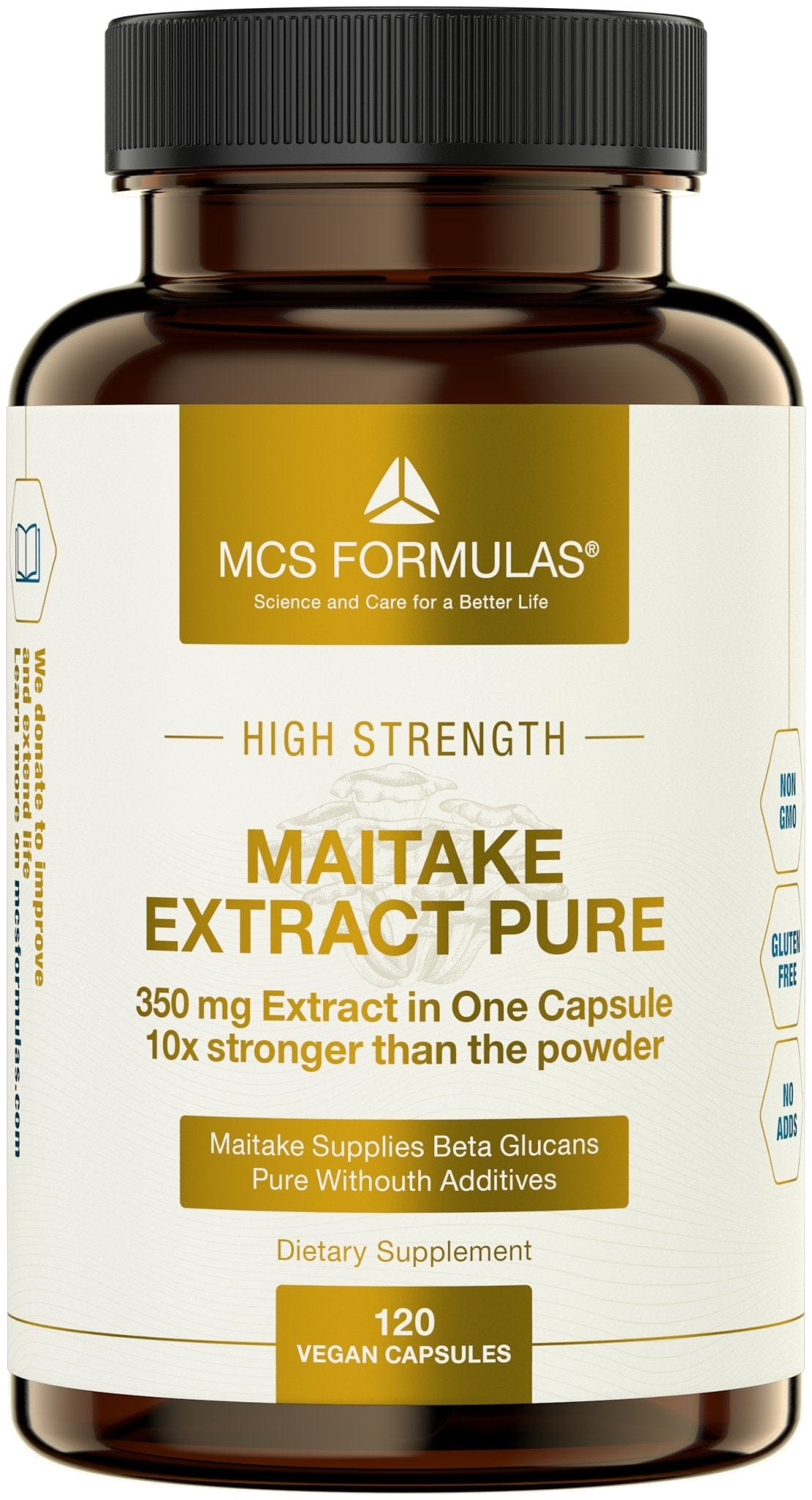 Extracto de maitake puro 350 mg cápsula - Uno Vita AS