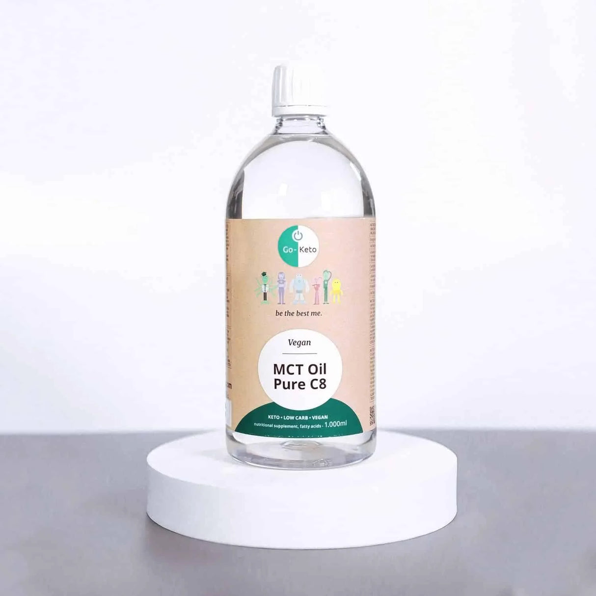 Go-Keto MCT-Öl (reine Kokosnuss 1000 ml)
