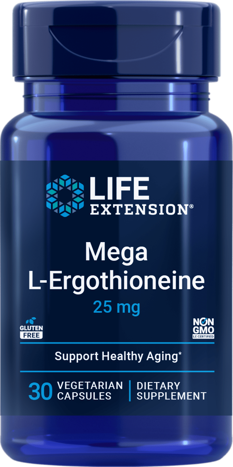 Life Extension Mega L-Ergotioneína 25 mg, 30 Cápsulas Vegetarianas