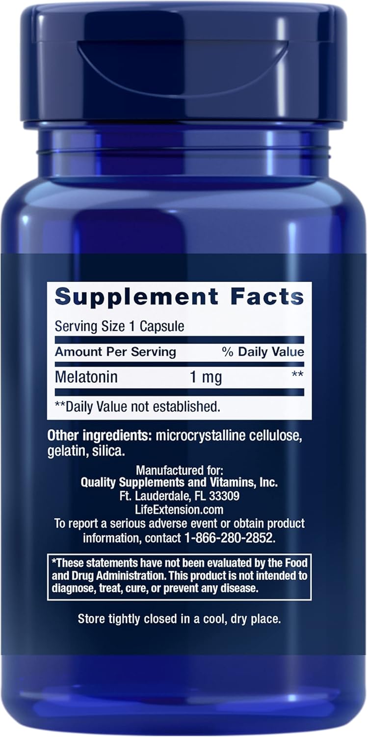 Melatonine 1 mg (60 capsules) - Uno Vita AS