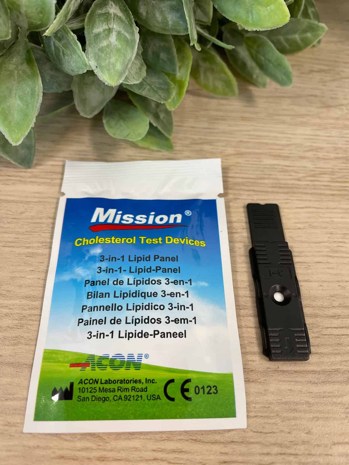 Tiras reactivas de colesterol Mission 3 en 1 (x5) - Uno Vita AS