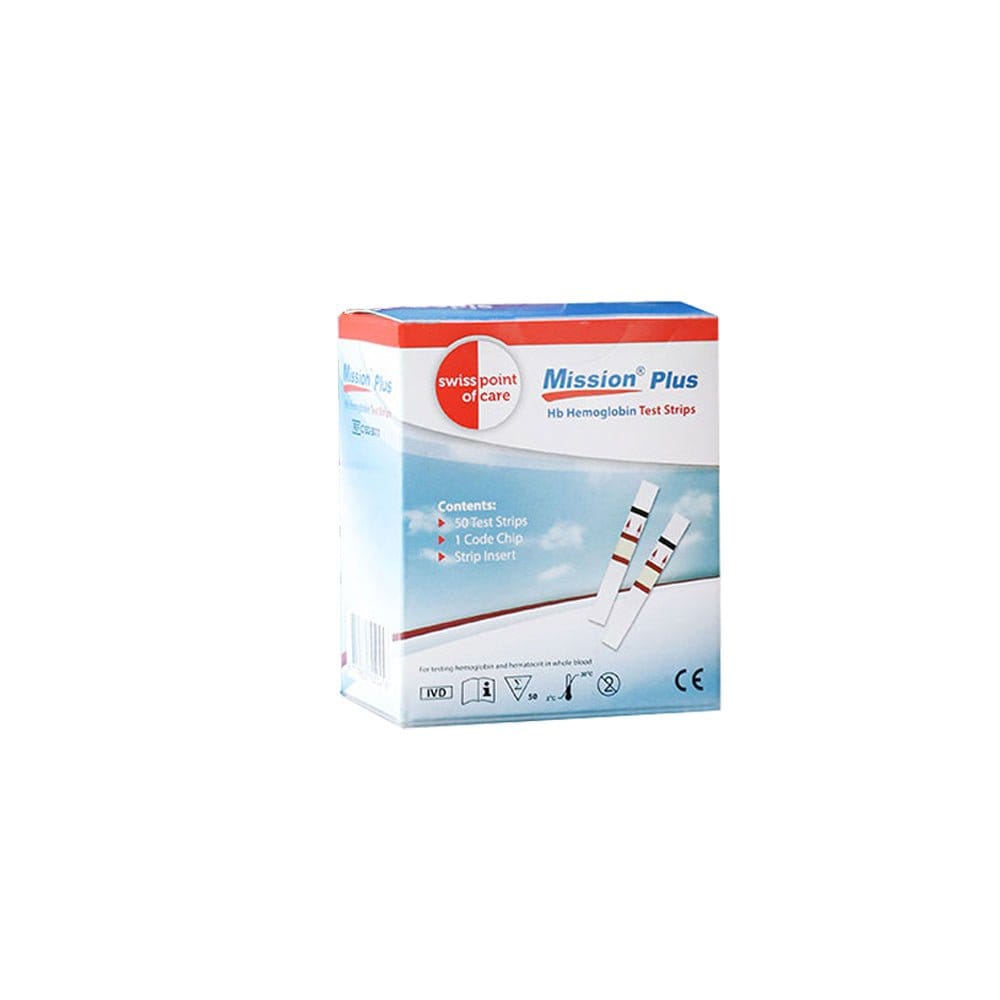 Mission Plus Hb Hemoglobin Meter Starterpack (inkl. 50 remsor) - Uno Vita AS