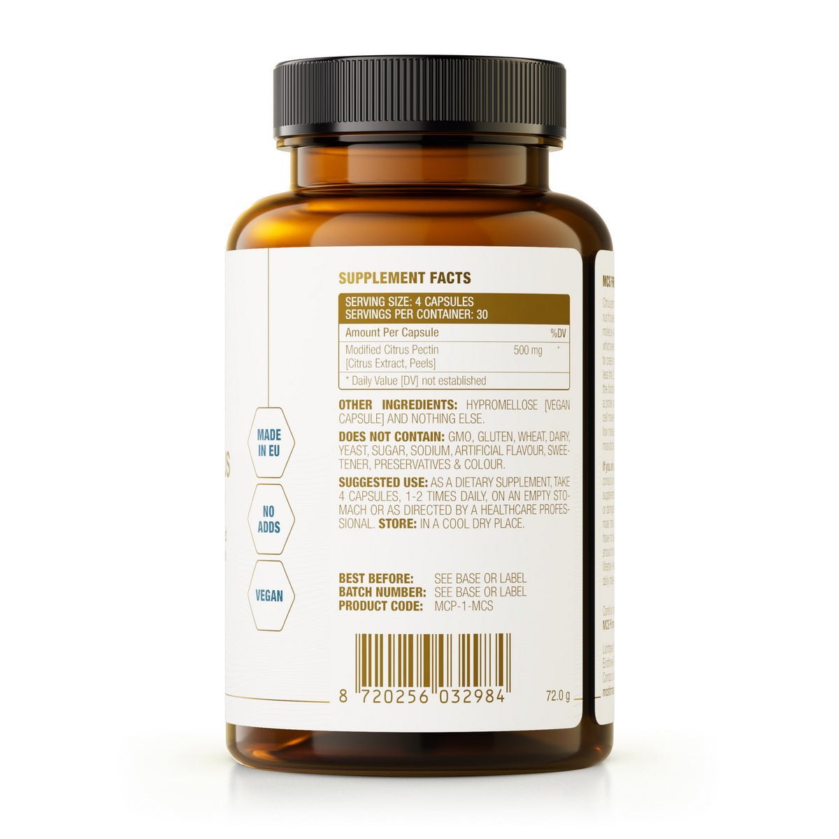 Modifierad citruspektin (500 mg kapslar) - Uno Vita AS